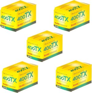 Pack de 5 films Kodak Tri-X 400 (35mm)